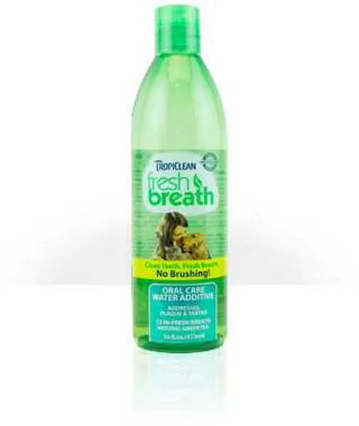 16 oz. Tropiclean Fresh Breath Oral Care Dental Health Solution For Pets - Hygiene